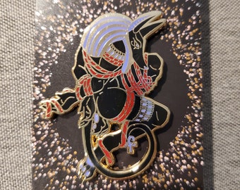 Anubari; Pin de esmalte duro Shibari Anubis