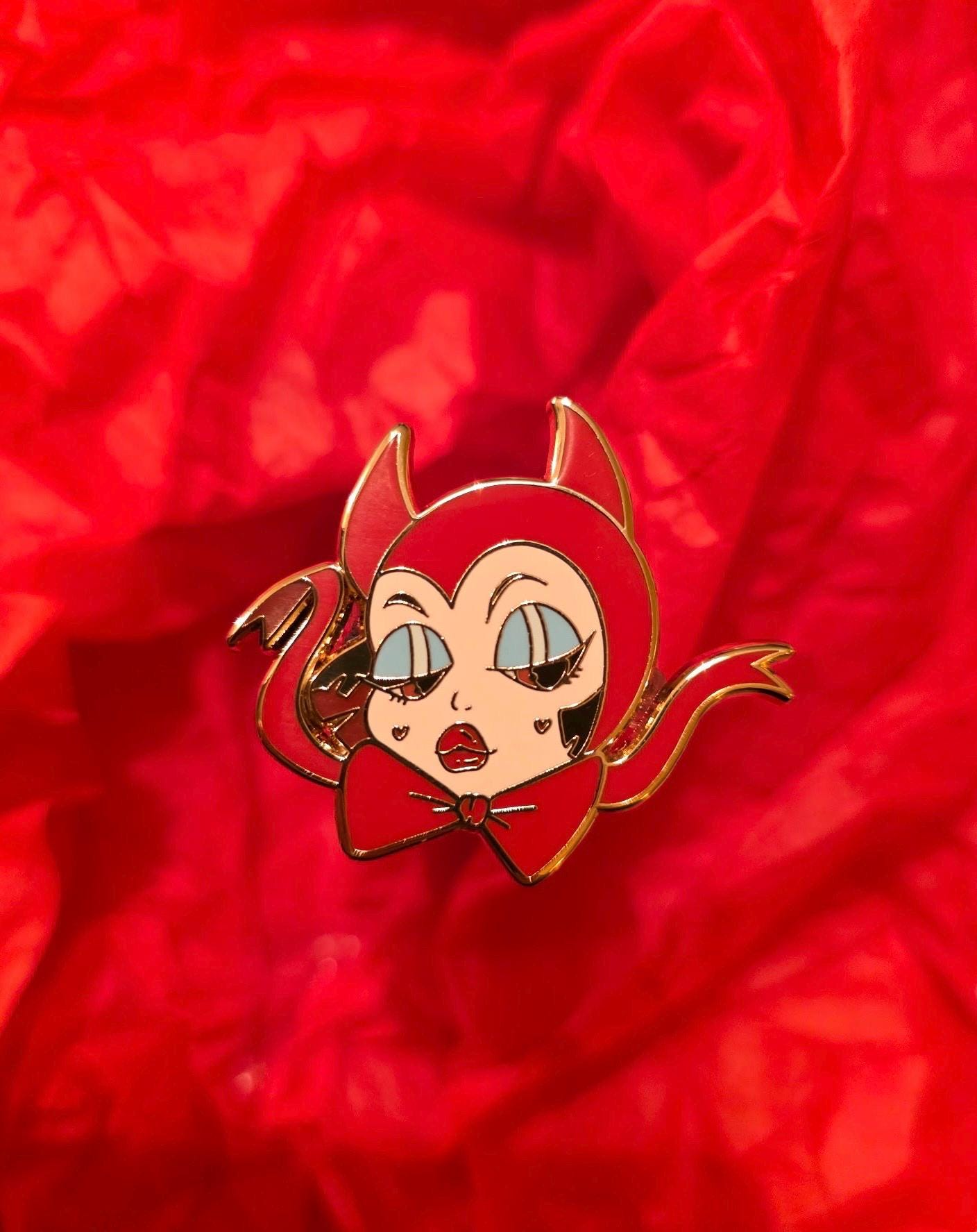 Vintage Devil Pin - Etsy