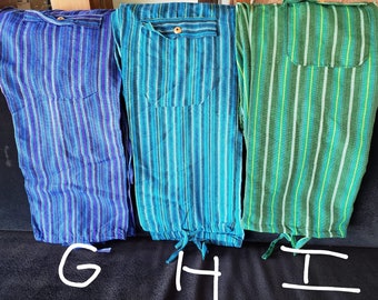 Very comfy striped pants from Ecuador