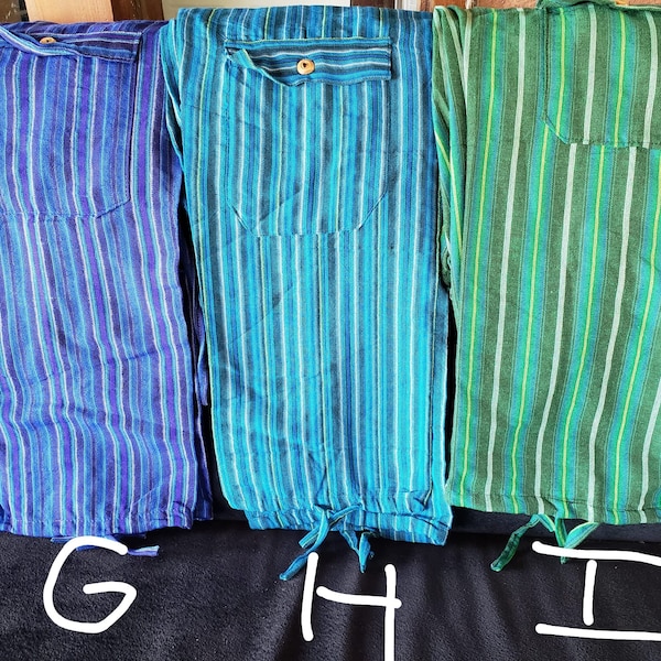 Very comfy striped pants from Ecuador