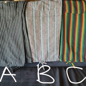 Ultra comfy striped pants from Ecuador