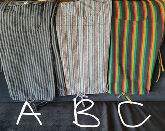 Ultra comfy striped pants from Ecuador