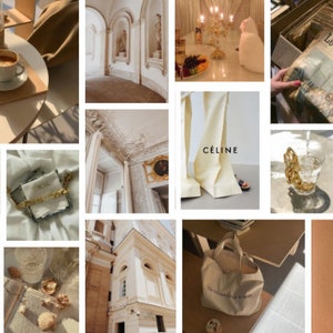 Neutral 1 Photo Wall Collage Kit 100 Pieces DIGITAL DOWNLOAD - Etsy
