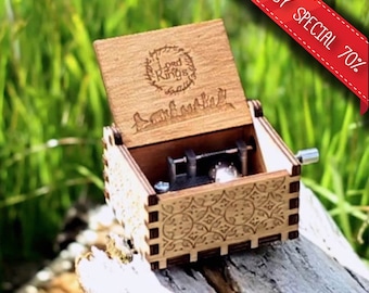 Lord of the Rings Music Box - Custom Handmade Wooden Music Boxes and Songs with Stainless Steel Mechanisms by Music Chests