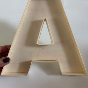 Fillable Wooden Letter/DIY craft/home decor/party decor/personalized gift