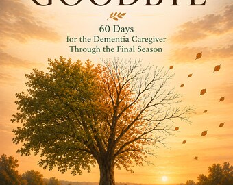 Dementia Caregiver Journal, Anticipatory Grief Gift, Alzheimers, 60 Day Printable PDF, The Long Goodbye, GoodNotes iPad Download