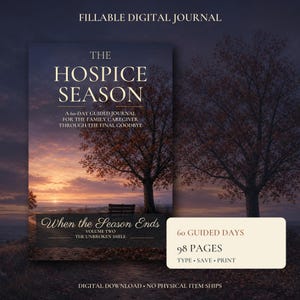 Hospice Caregiver Journal, Fillable 60-Day Anticipatory Grief and End of Life PDF image 2