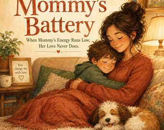 Libro per bambini "La batteria della mamma" / Teoria del cucchiaio, storia sulla stanchezza cronica (download digitale)