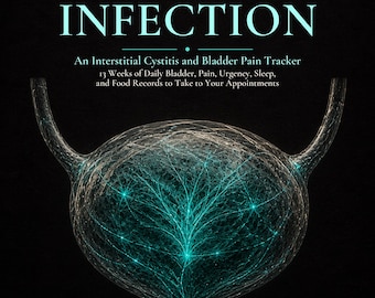 Interstitial Cystitis Tracker, Fillable Bladder Pain Journal, 13 Week IC BPS Symptom Log, Letter and A4 PDF