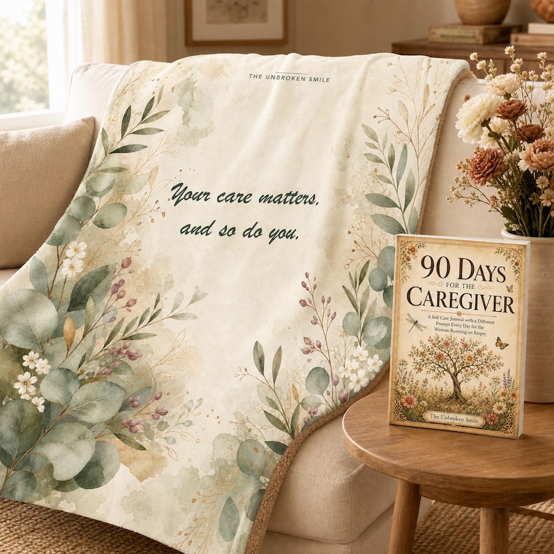 Caregiver Appreciation Blanket, Thoughtful Thank You Gift, 50×60 Sherpa Throw image 2