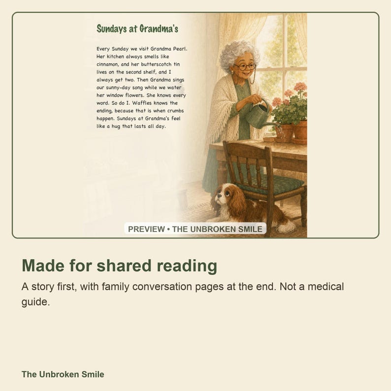 Watermarked interior preview showing the book is made for shared reading