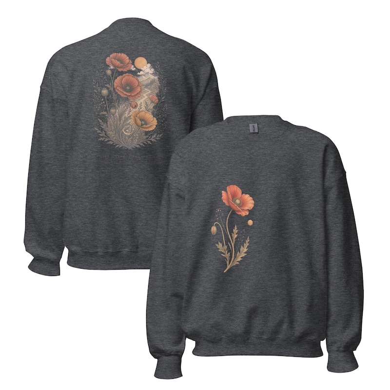 Unseen Fire Unshaken Soul botanical CRPS sweatshirt
