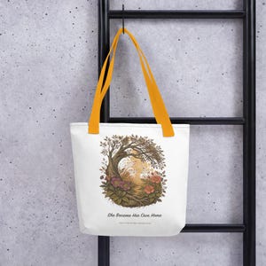 Next Chapter Collection - She Became Her Own Home Tote bag
