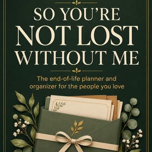 End of Life Planner Fillable PDF, Family Emergency Binder, When I'm Gone Book, Executor Checklist, Final Wishes Organizer