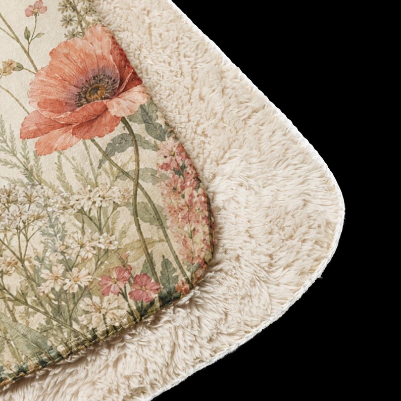 New Chapter Blanket, Empty Nester Gift for Women, 50×60 Floral Sherpa Throw zdjęcie 9
