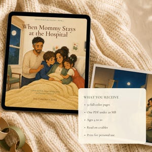 Tablet preview showing the 32-page full-color digital PDF