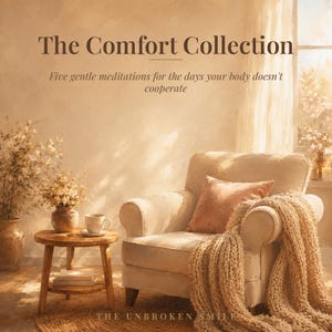 Guided Meditation for Chronic Pain Days, 5 Calming Audio Downloads, Comfort Meditations for Women, Relaxation MP3, Gentle Body Scan Audio image 1