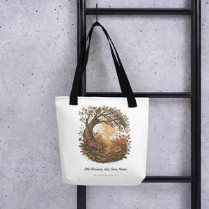 Next Chapter Collection - She Became Her Own Home Tote bag