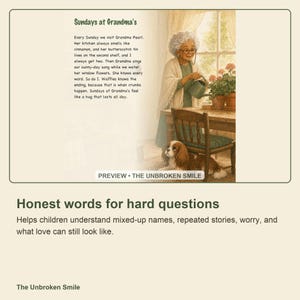 Watermarked Questions Kids Ask page about Alzheimer's and dementia
