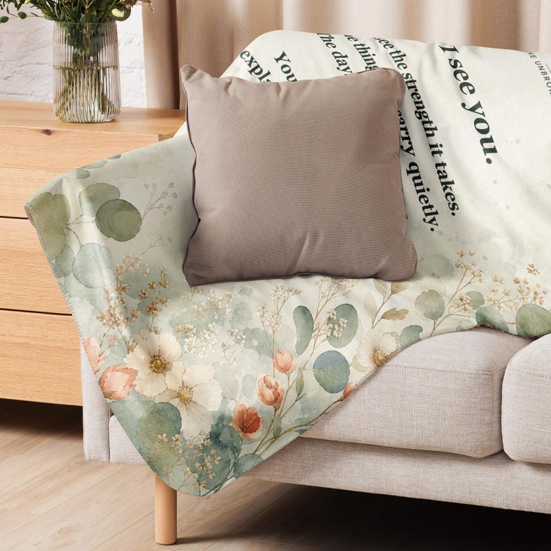 Flare Day Comfort Blanket, Chronic Illness Gift, 50×60 Sherpa Throw image 6