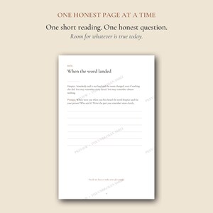 Hospice Caregiver Journal, Fillable 60-Day Anticipatory Grief and End of Life PDF image 4