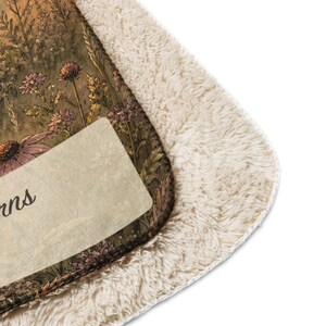 Steady as the Morning Returns Caregiver Blanket, Wildflower Throw, Gift for Her