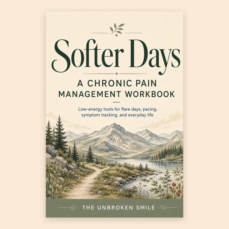 Chronic Pain Management Workbook, Symptom Tracker, Flare Kit (Fillable Digital Download) image 1
