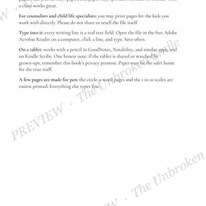 How to use this edition page explaining printing, fillable PDF use, compatible reading apps, and privacy on shared devices.