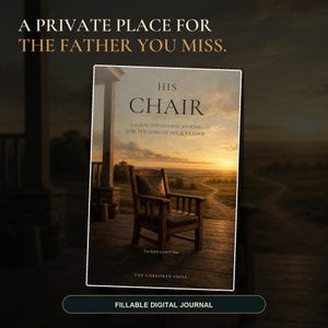 Fillable Grief Journal for Loss of Father, Guided Memorial PDF for Daughter