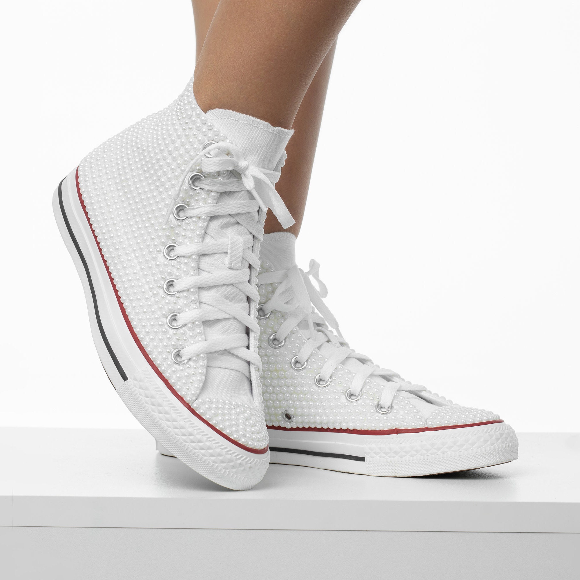 white converse wedding shoes