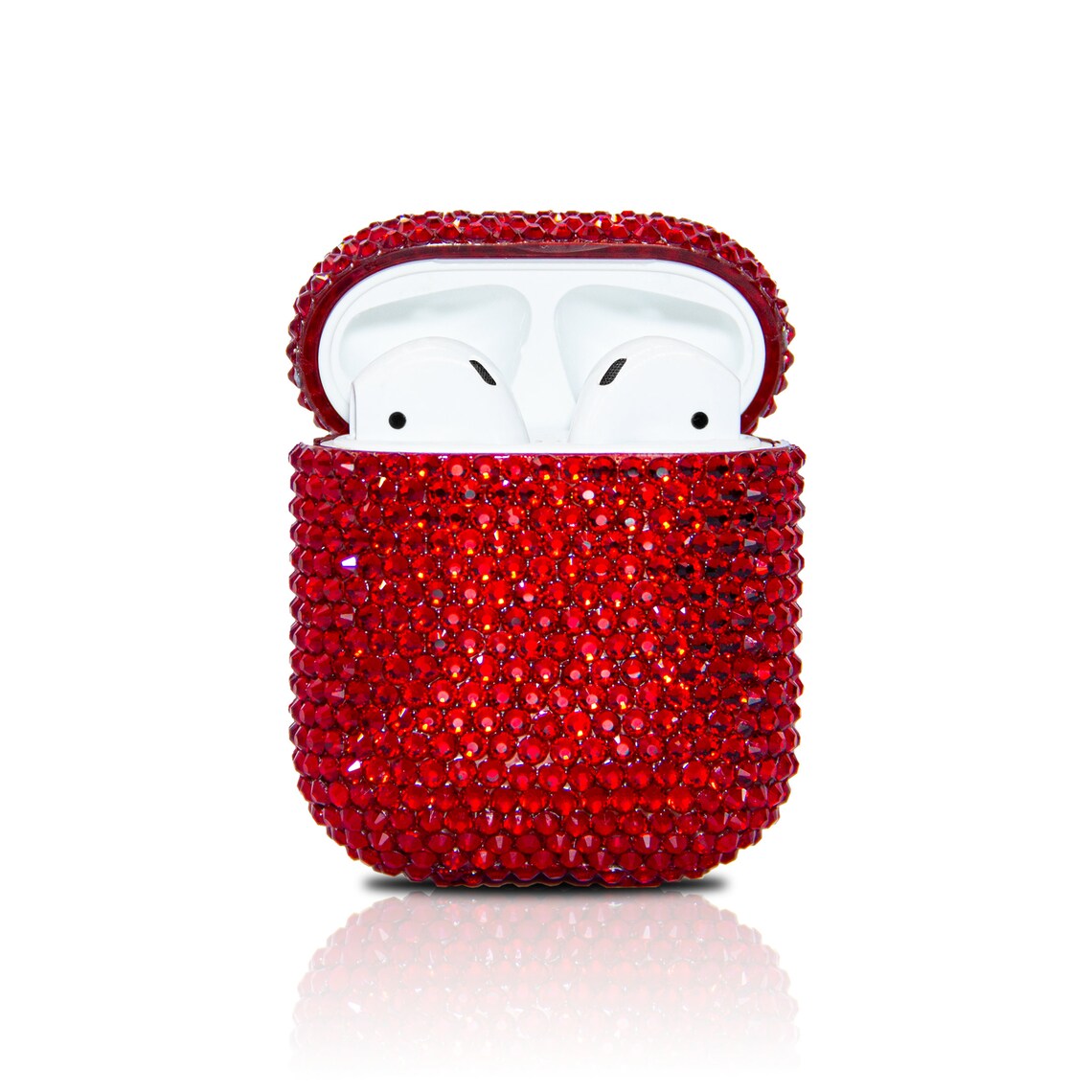 Red Bling AirPods Case Glitter AirPod Case Custom Case for