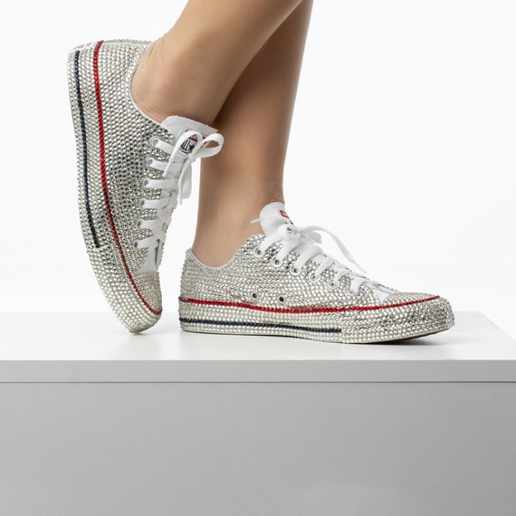 bedazzled converse shoes