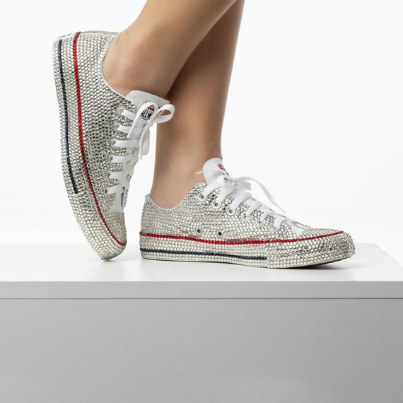 bedazzled converse sneakers