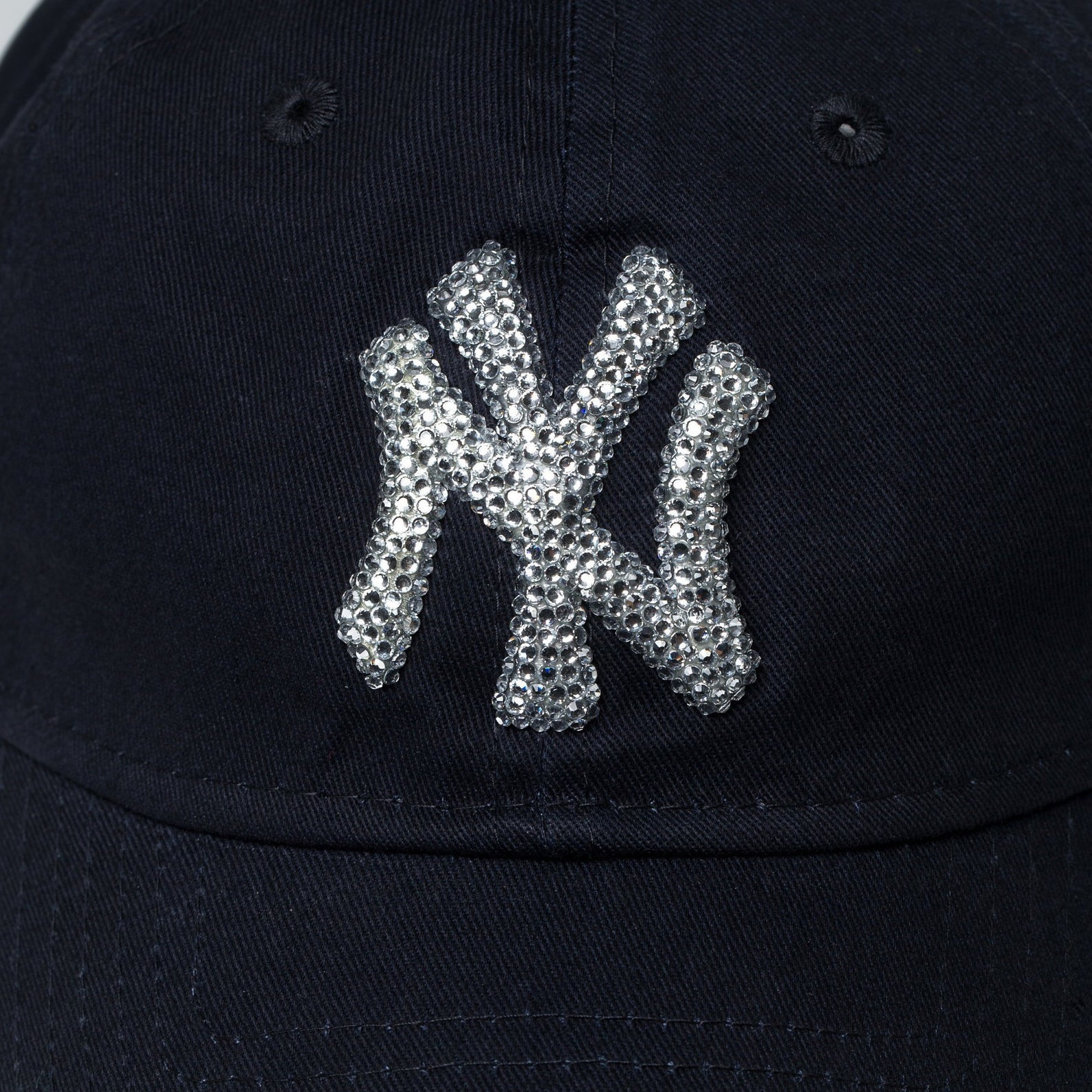 Black Swarovski New York Yankees Hat Baseball Cap Women Etsy