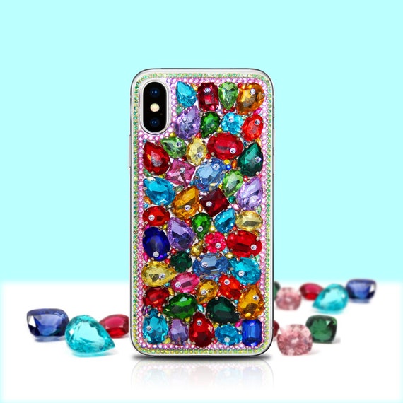 Iphone 12 Pro Max Mini Case Bling Colorful Rhinestone Etsy Iphone 12 Pro Max Mini Case Bling Colorful Rhinestone Etsy