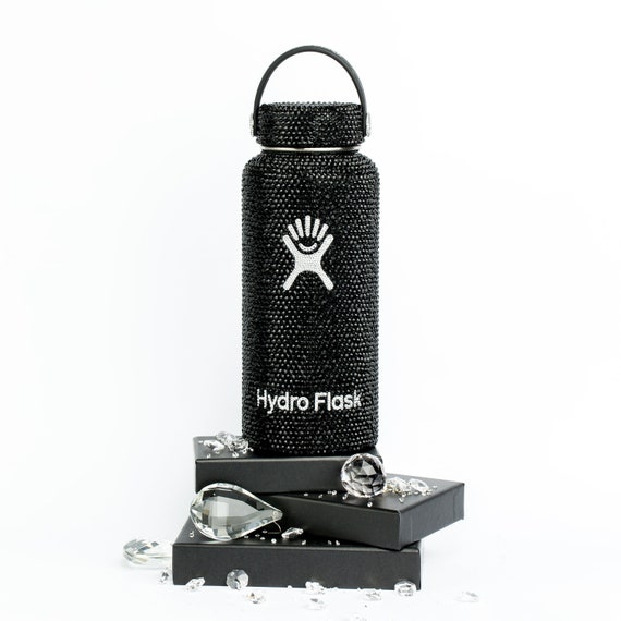 hydro flask black white ombre