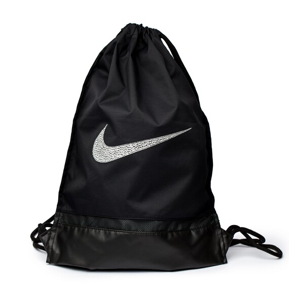 black nike drawstring backpack