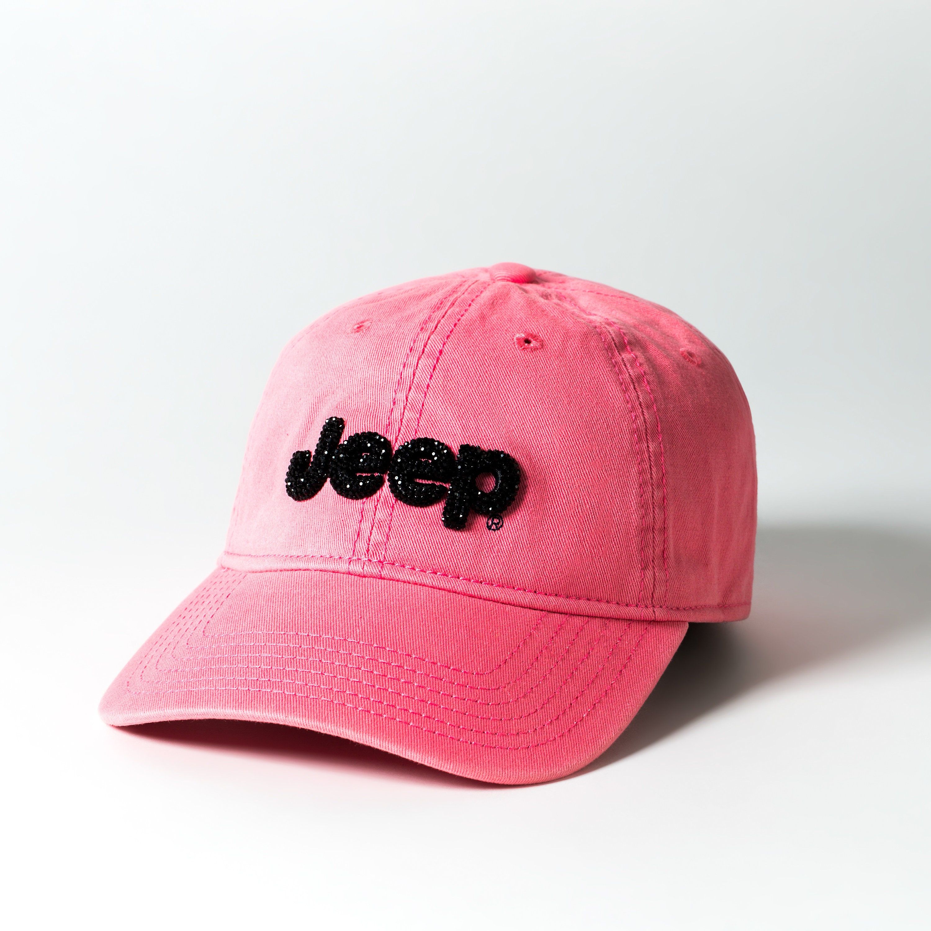 Pink Jeep Baseball Cap Crystal Logo Baseball Cap Women Etsy