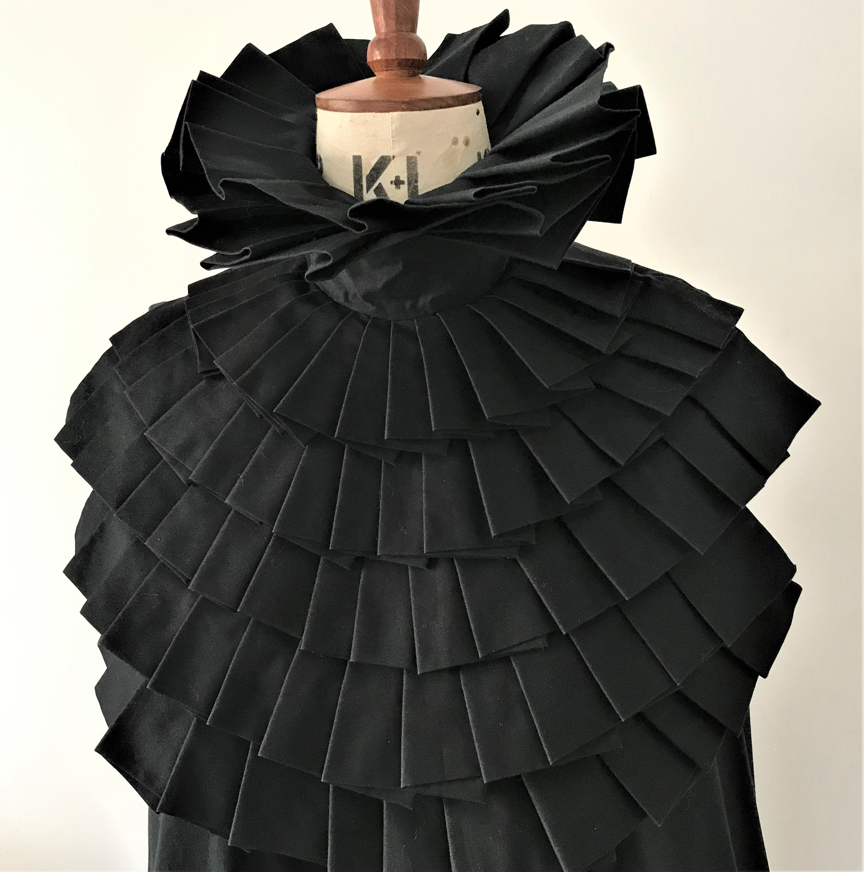 Trapeze Pleated Dress