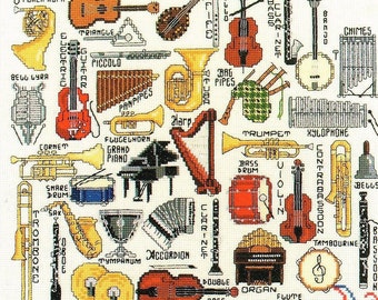 Music Cross Stitch Etsy