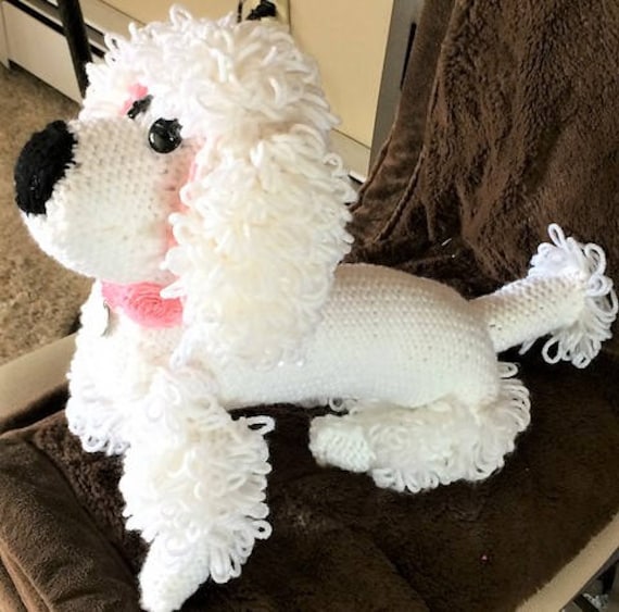 vintage poodle toy dog knitting pattern