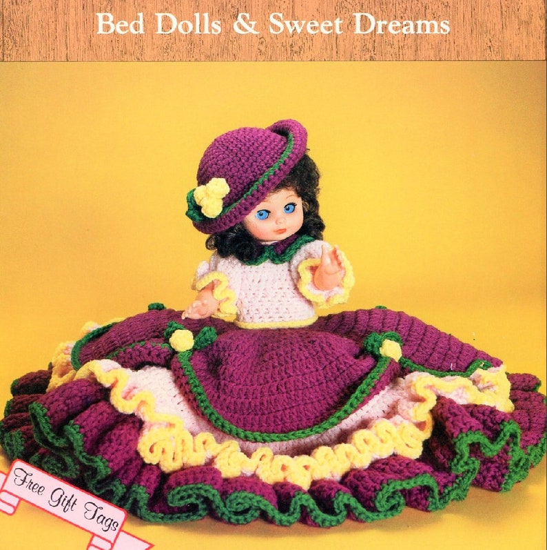 free crochet 13 bed doll patterns