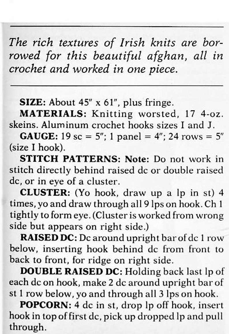 aran crochet afghan patterns aran crochet afghan patterns