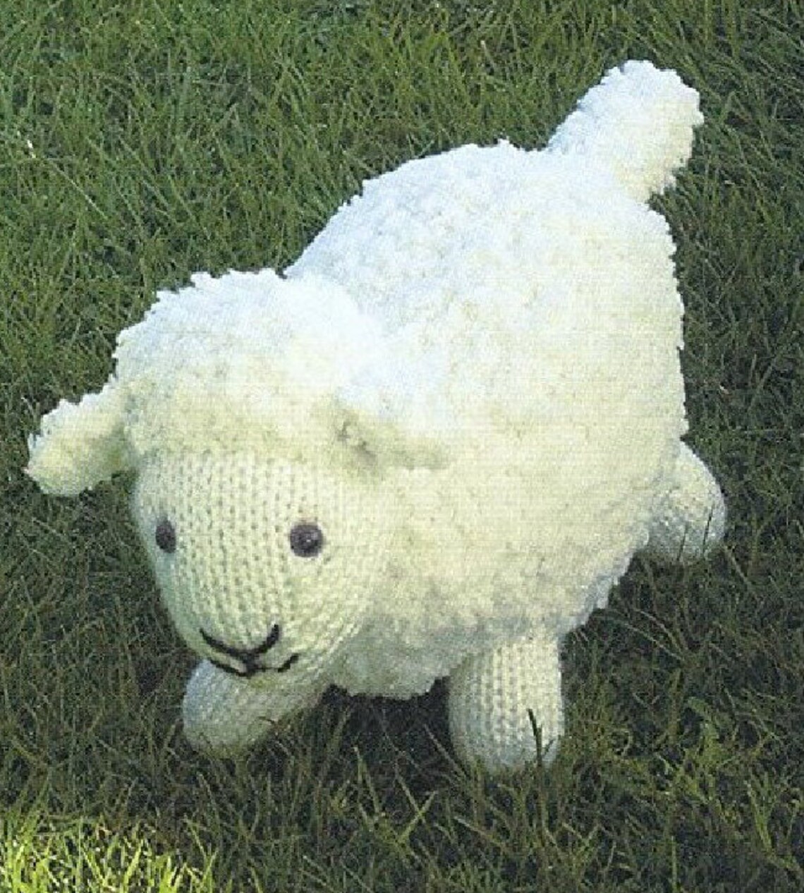 Vintage Knitting Pattern Knit Sheep and Lamb PDF Instant Etsy
