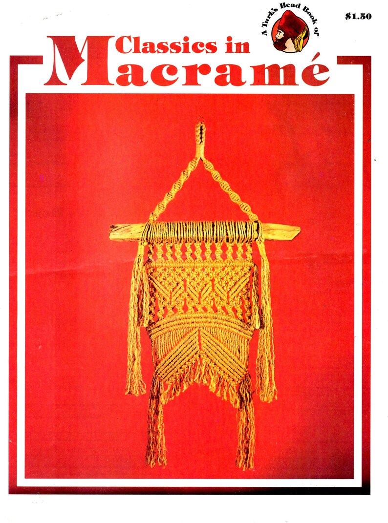 Macrame Patterns Book PDF Vintage Classics in Macrame Turks Etsy