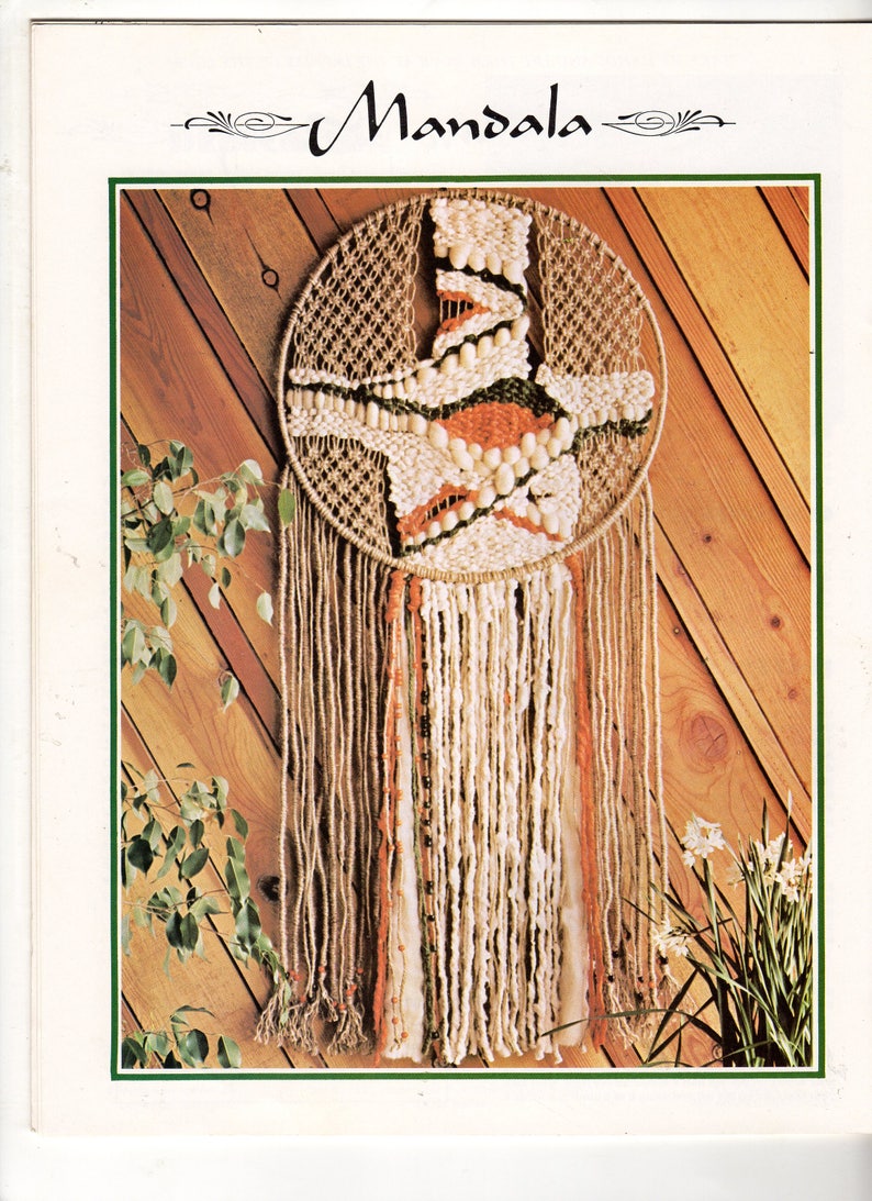 Vintage Julianos Hang It All Book 4 Macrame Patterns Ebook PDF Etsy