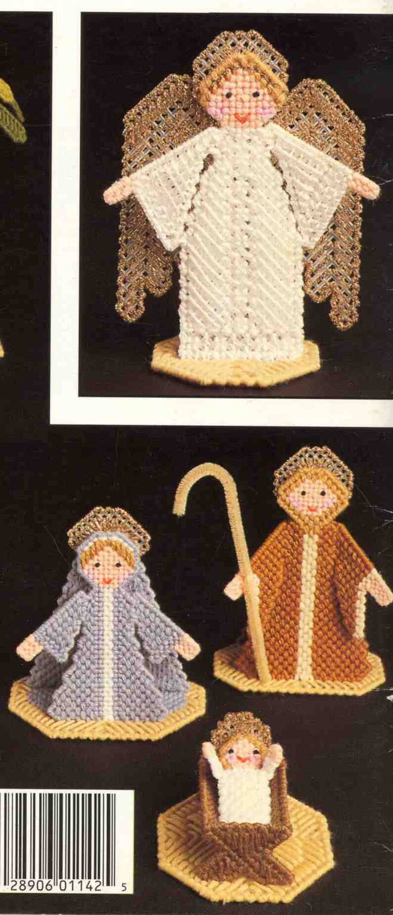Vintage Plastic Canvas Patterns Christmas Nativity Set PDF Etsy