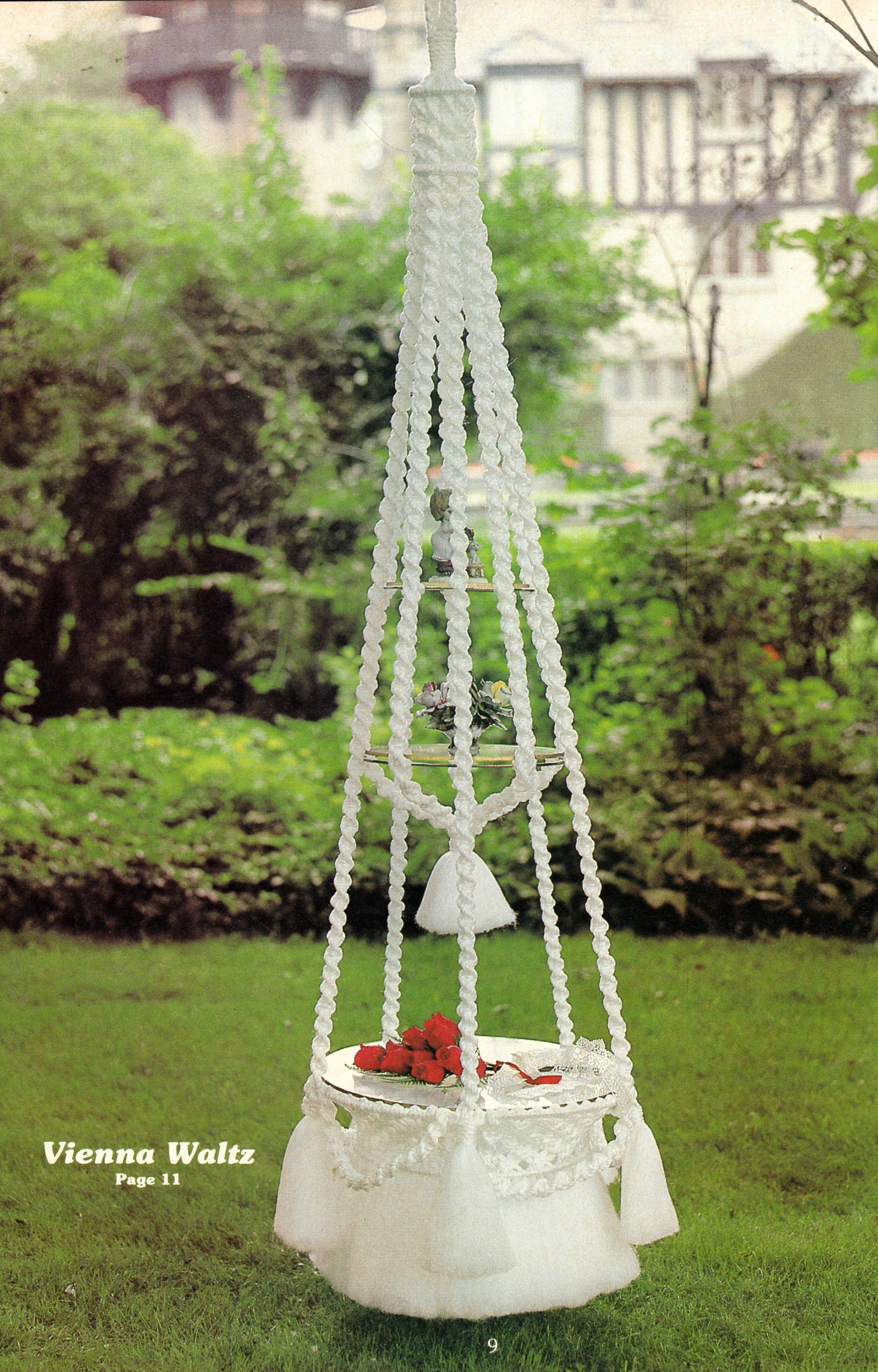 Vintage Macrame Dining Table Coffee Table and End Tables Etsy