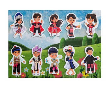 Hmong Kids Wooden Chunky Puzzle