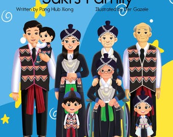 Suki's Family | Txuj Ci Tsev Neeg: Bilingual Hmong book for elementary kids and beginners